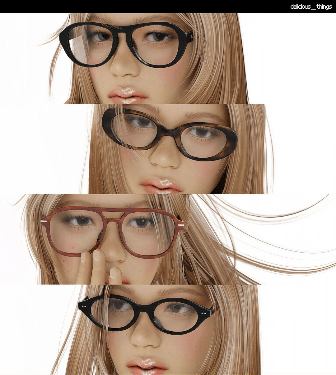 Набор очков Blue elephant optical glasses